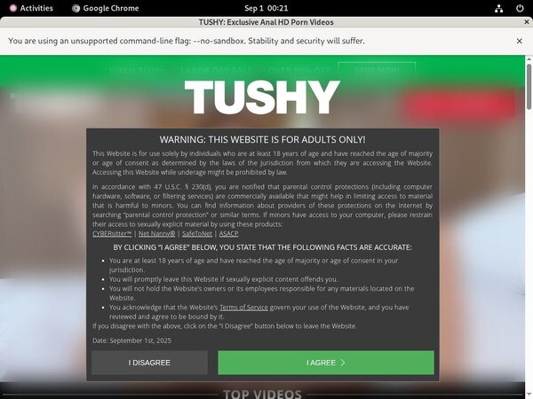 Active Tushy.com Passwords