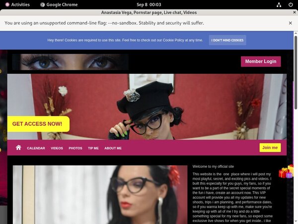 Anastasiavegax.modelcentro.com Free Com