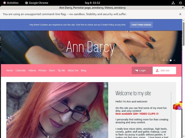 Ann-darcy.com Get An Account