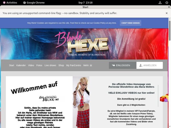 BlondeHexe Facebook