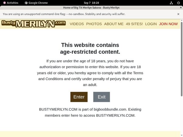 Bustymerilyn Website