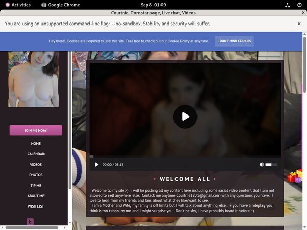 Courtnie.modelcentro.com Username Password