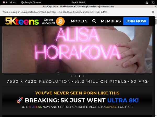 Create 5K Teens Account