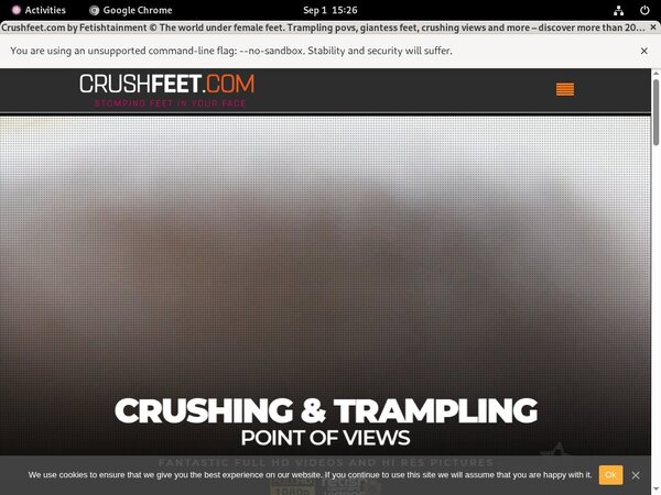 Crush Feet $1 Porn Trial
