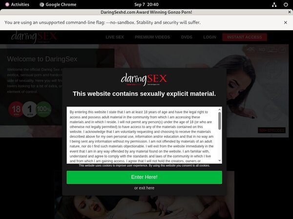Discount Daring Sex Promo Code