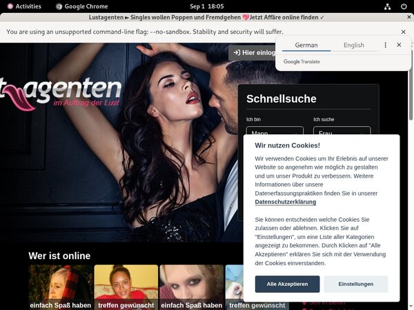 Discount Lust Agenten Tour
