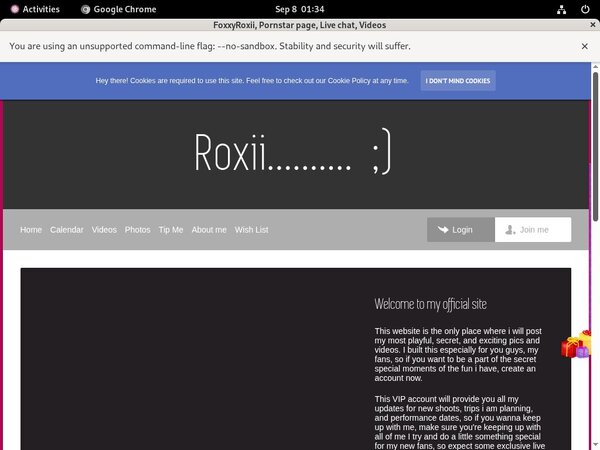 Foxxyroxii With AOL Account