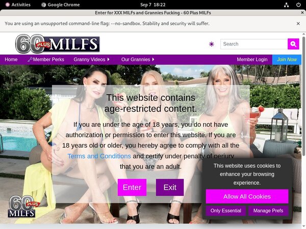 Free 60plusmilfs.com Membership Account