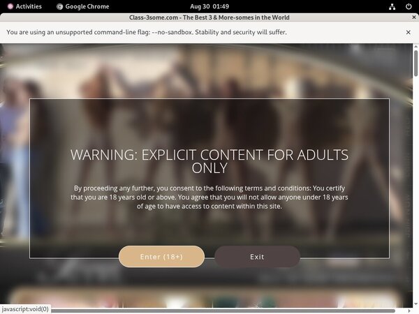 Free Class-3some.com Pass