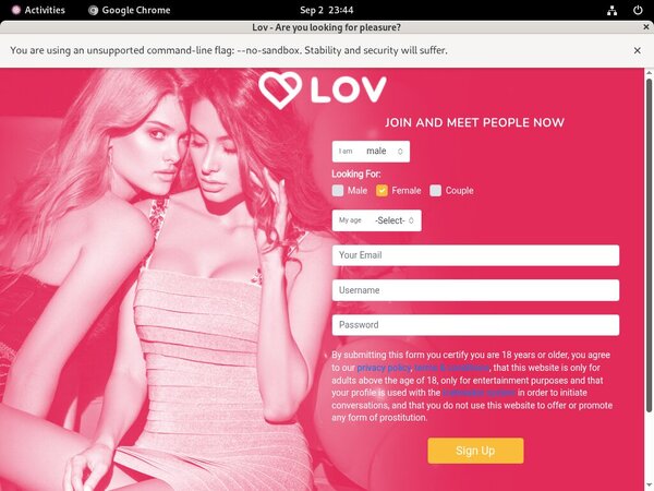 Free LOV Promo