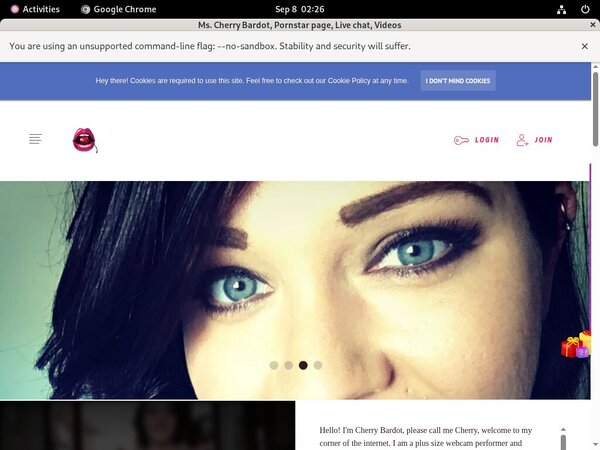 Free Login For Ms. Cherry Bardot