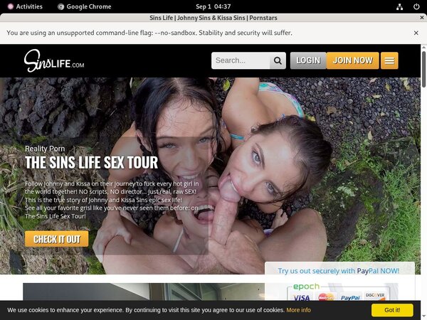 Free Sinslife.com Trial Account