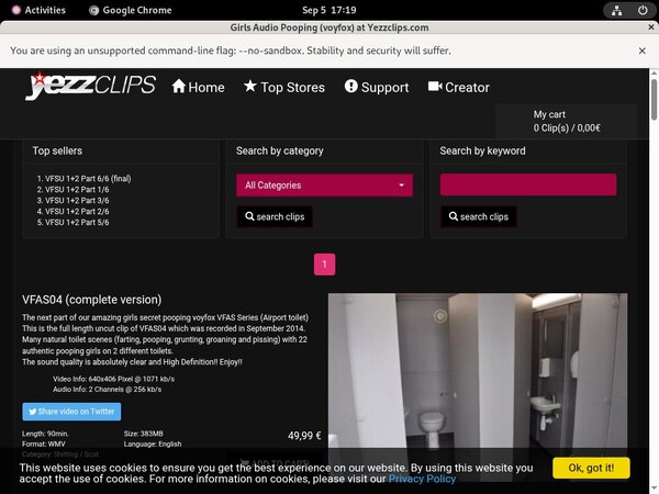 Girls Audio Pooping (voyfox) Paypal?