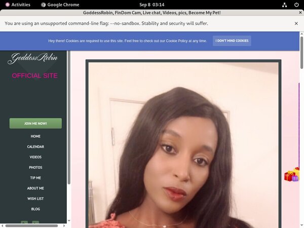 Goddessrobin.modelcentro.net Boobs
