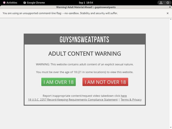 Guys In Sweatpants User And Pass