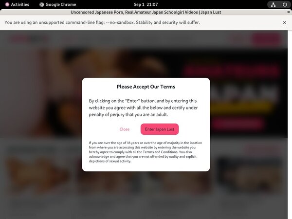 Japanlust.com Account Membership