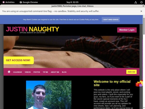 Justin1988.modelcentro.com Join Again