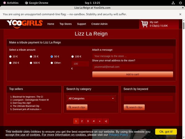 Lizz La Reign Full Account