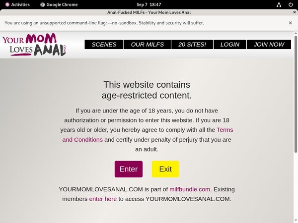 Make Yourmomlovesanal.com Account