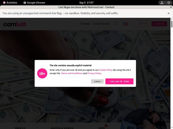 Mistress Cruel Trial Membership $1