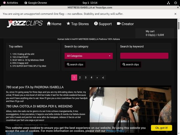 Mistress Isabella Pussy