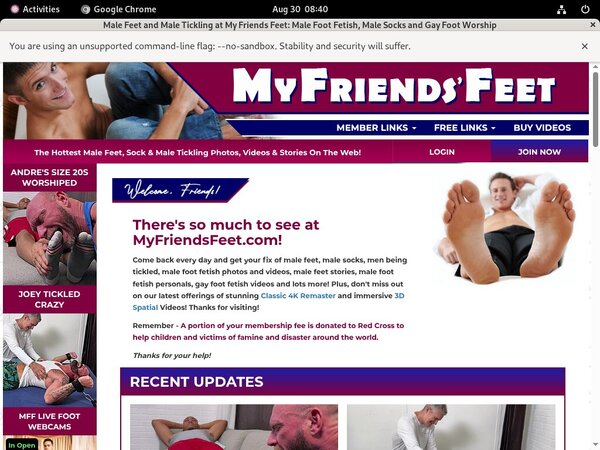 My Friends Feet Coupon Link