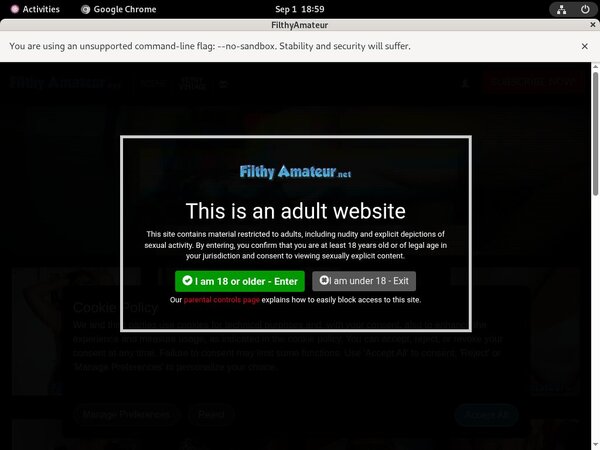 New Filthy Amateur Promo Code