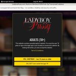 New Free Ladyboy Pussy Account