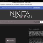 Nikitamarceau.modelcentro.com Paypal Trial