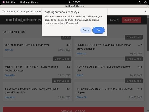 Nothingbutcurves.com Streaming