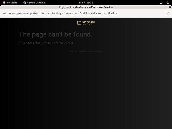 Pantyhose Passion New Account