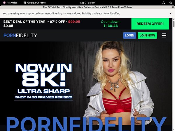 Pornfidelity.com Website Password