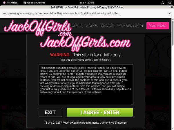 Premium Account Jackoffgirls.com Free