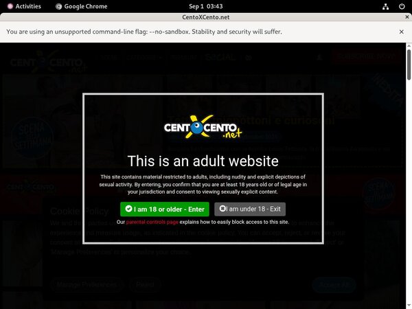 Premium Cento X Cento Accounts