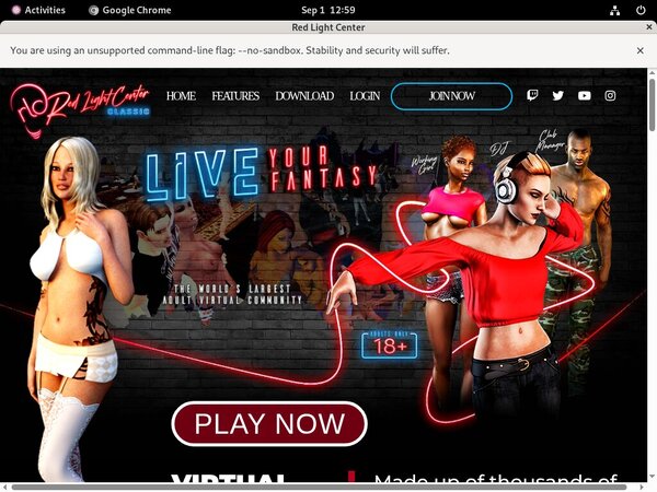 Redlightcenter Account Free