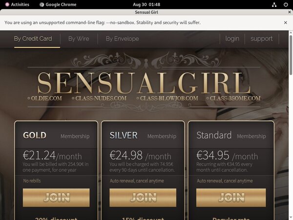 Sensualgirl.com Discount Sign Up