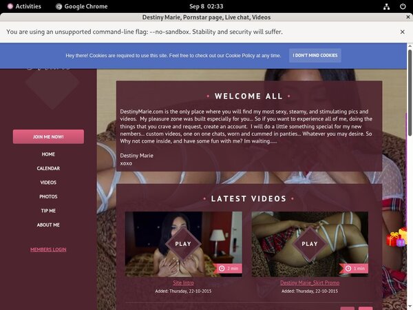 Sexxidestiny.modelcentro.com Segpay