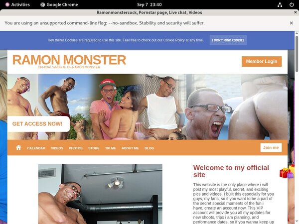 Signup For Ramonmonstercock With Paypal