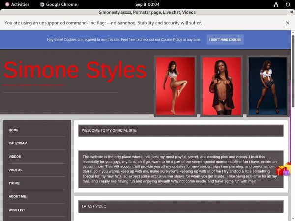 Simonestylesxxx Accounts Password