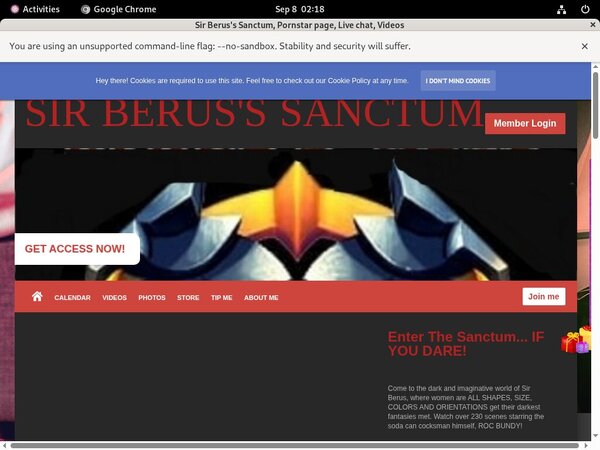 Sir Berus's Sanctum Account Gratis
