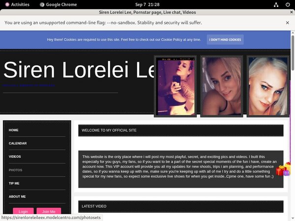 Sirenloreleileex Member Login