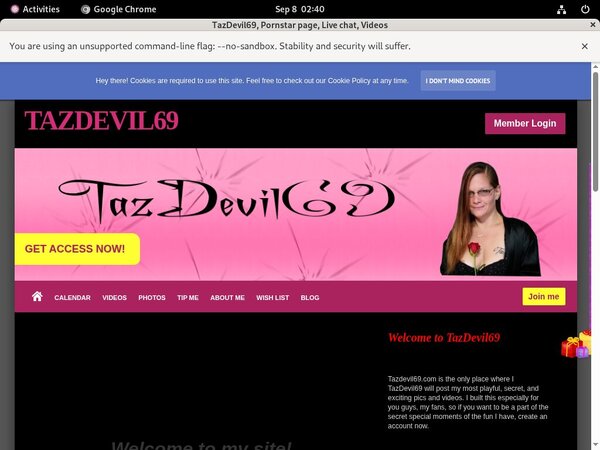 Trial Tazdevil69 Account