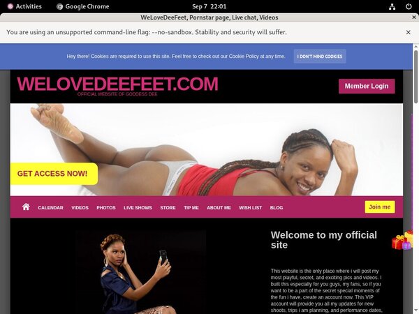 WeLoveDeeFeet Paypal Deal