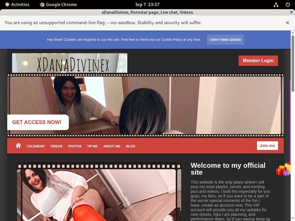 Xdanadivinex.modelcentro.com Freeones