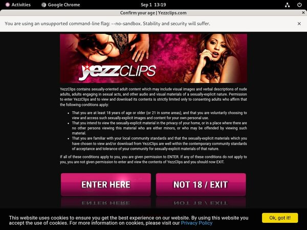 Yezzclips.com Billing