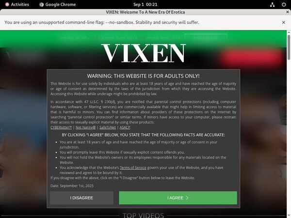 Free Password To Vixen.com