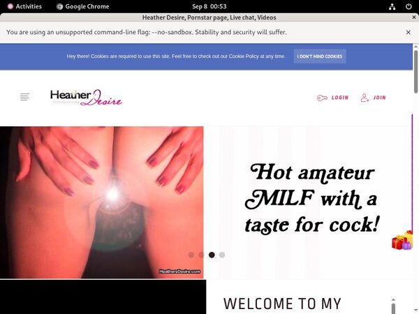 Heather Desire Signup