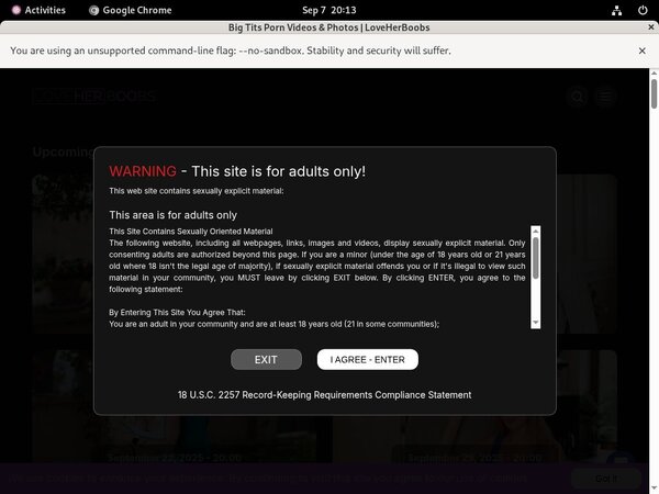 Loveherboobs.com Hack Login